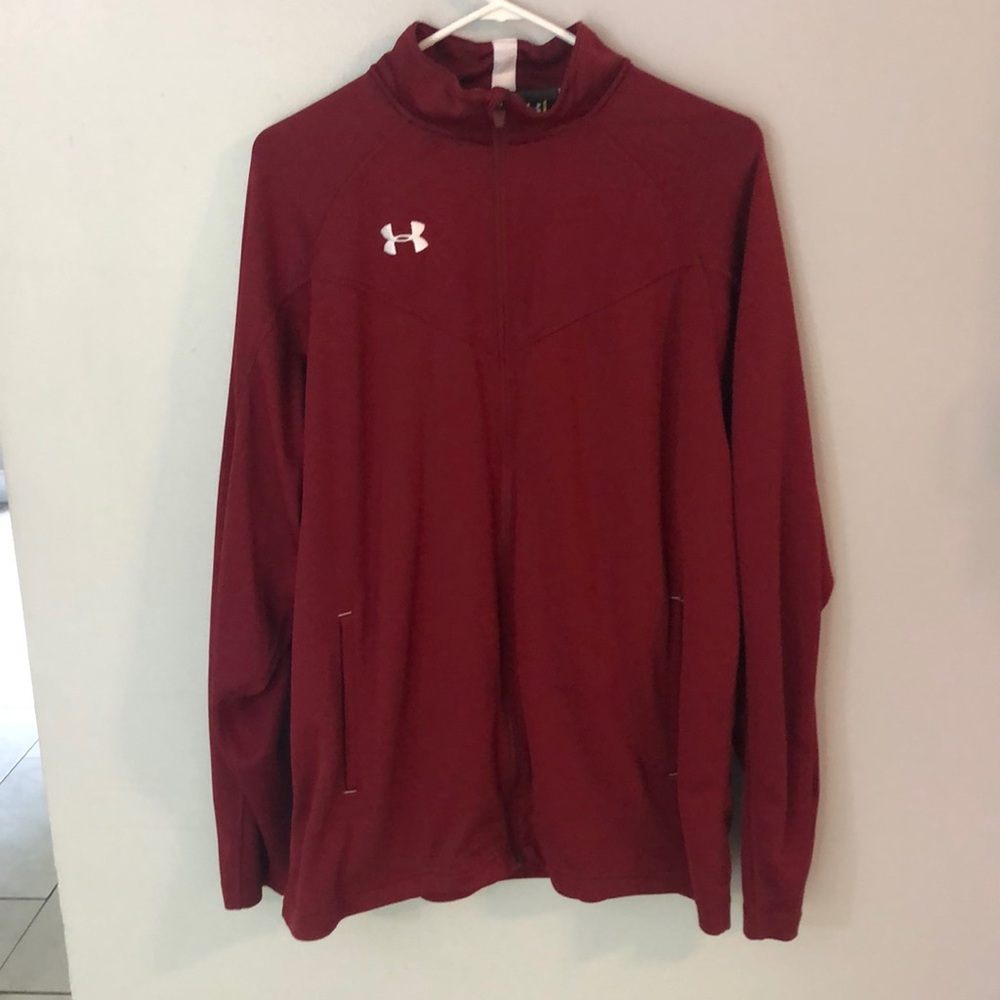 Lightly used under armor zip up jacket